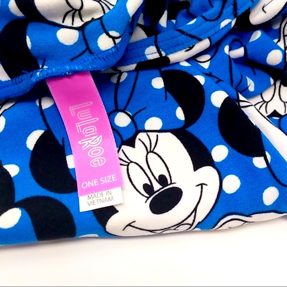 LuLaRoe Disney OS Leggings Minnie Mouse UNICORN - Picture 3 of 6